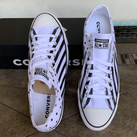 CONVERSE CTAS OX WHITE/BLACK/WHITE MENS - Picture 7 of 15